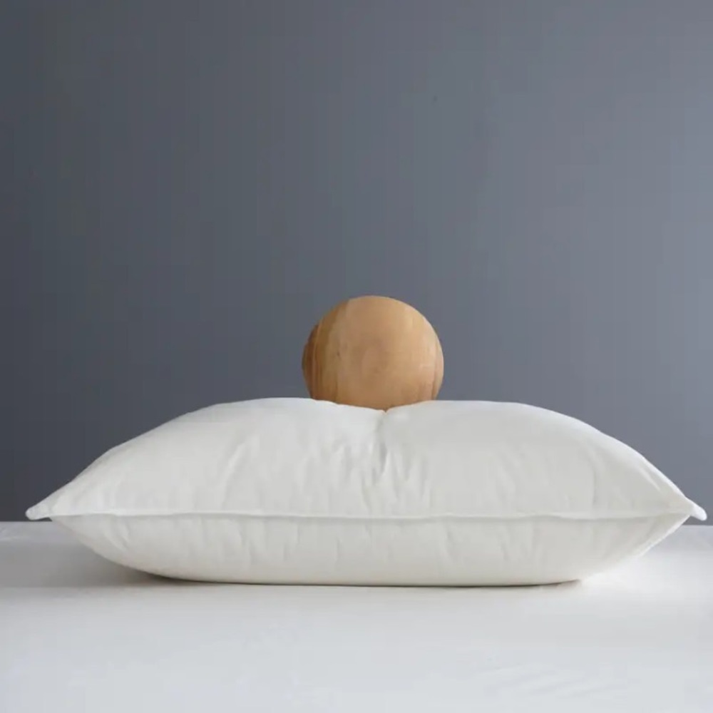 Quince Premium White Duck Down Standard Pillow Firm